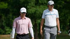 Golfers Max Greyserman and Nico Echavarria